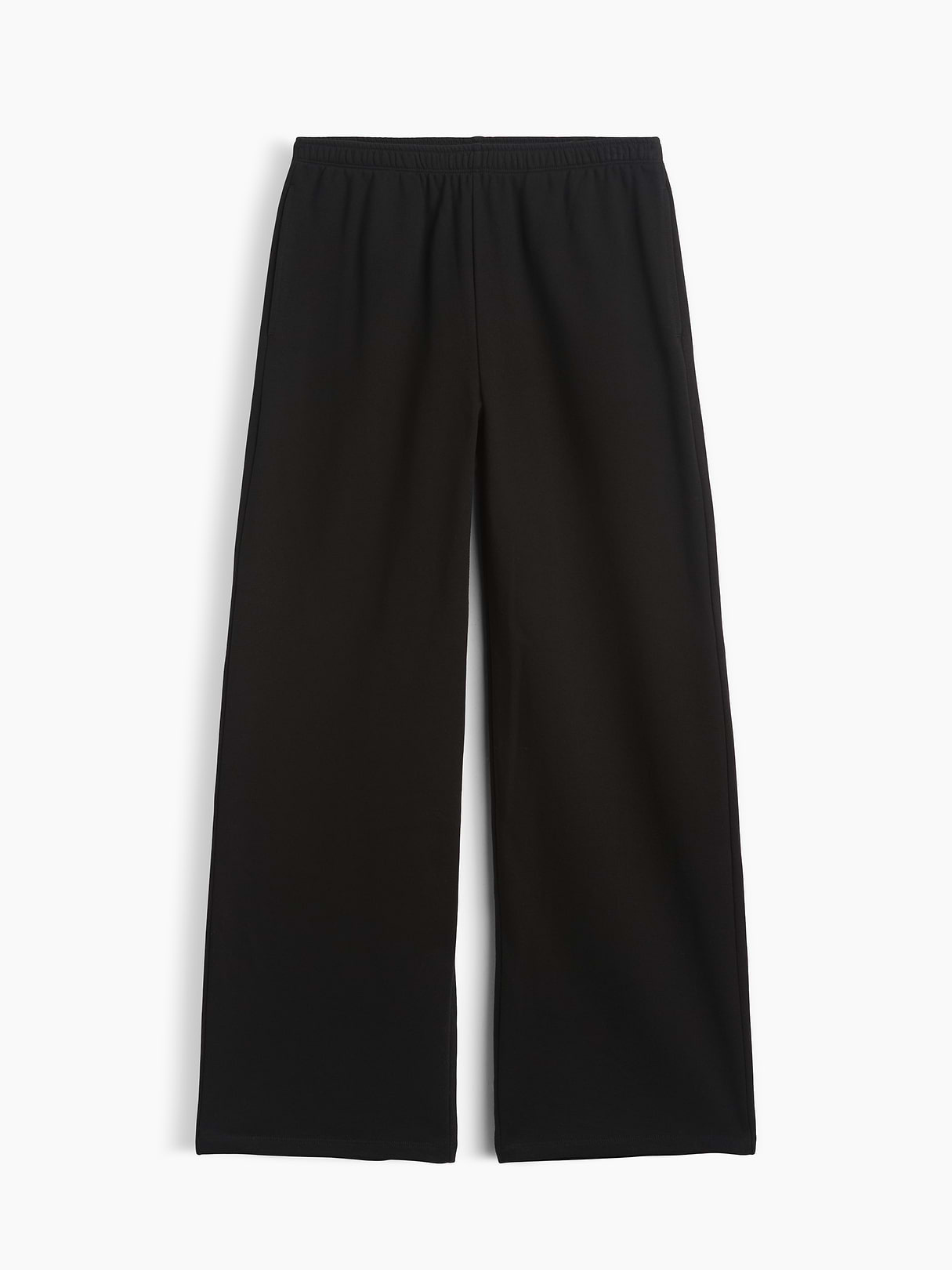 Mid Rise VintageSoft Terry Loose Sweatpants - Black