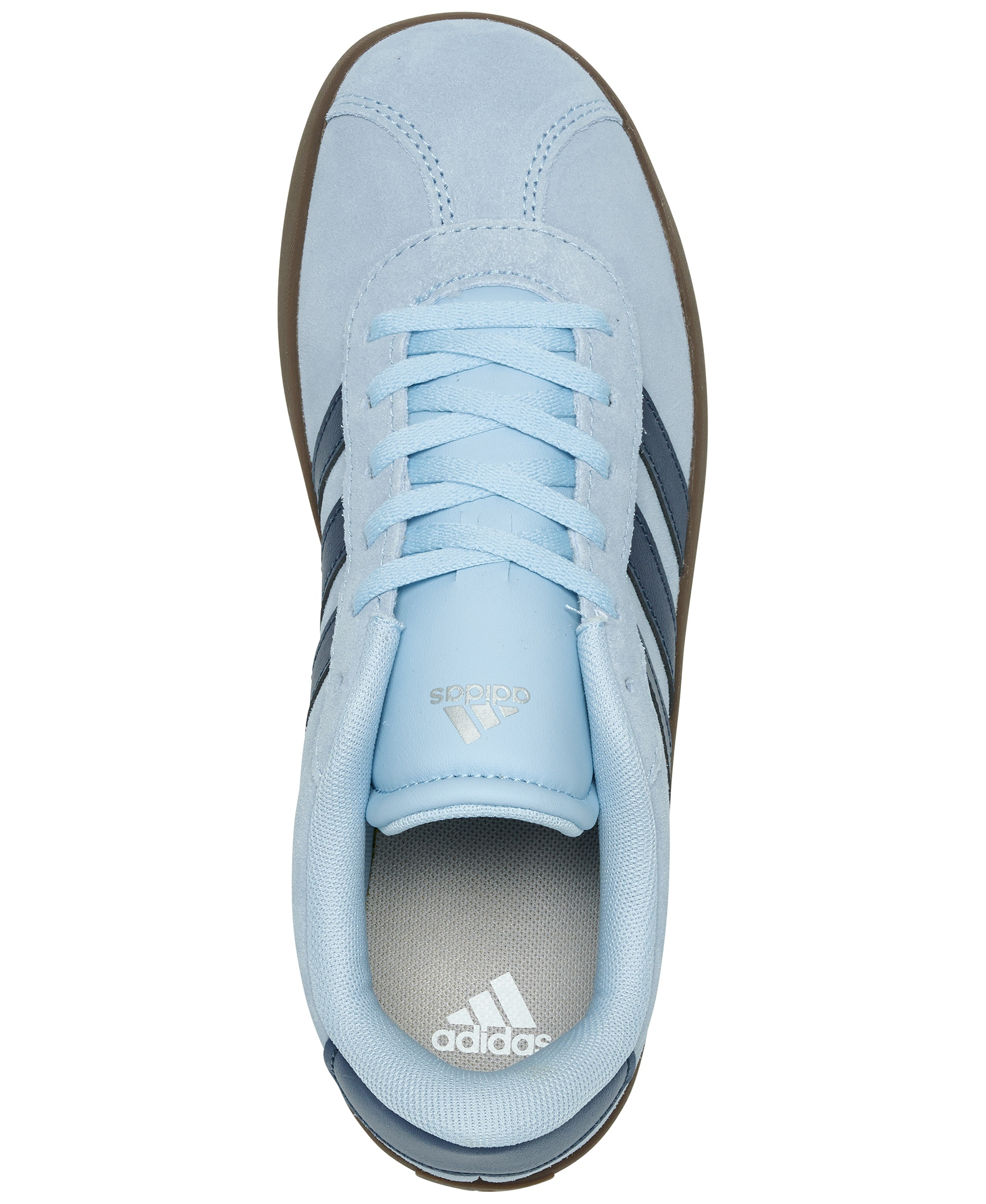 adidas Big Kids' VL Court 3.0 Sneakers from Finish Line - Sky, Indigo, Gum