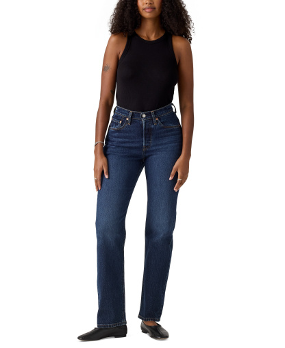Levi's Women's 501 Curve High-Rise Straight-Leg Jeans - Mild Salsa