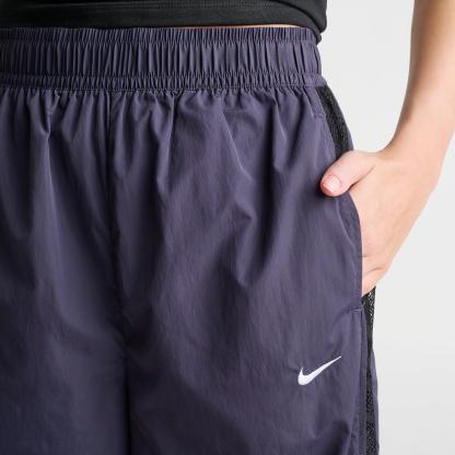 Women's Nithtke Sportswear Loose Mid-Rise Lace Track Pants - Gridiron/Black/White
