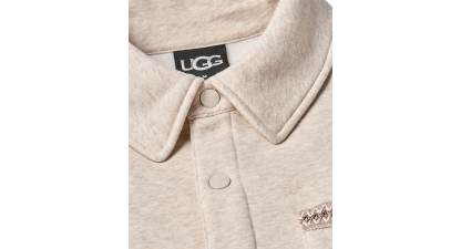 UGG® Men's Tasman Relaxed-Fit Shirt Jacket - Caribou Heather