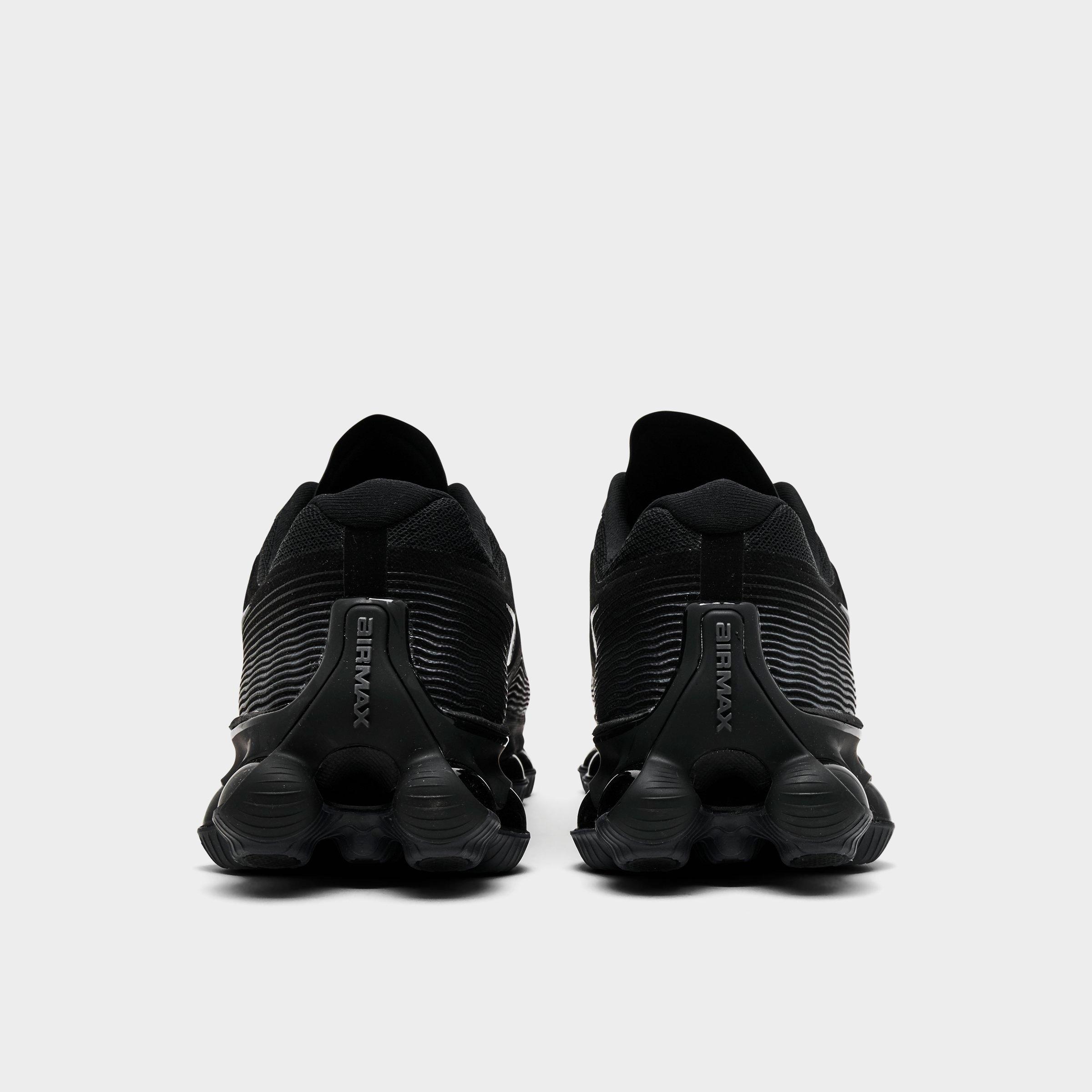 Big Kids' Nithtke Air Liquid Max Casual Shoes - Black/Anthracite/Black - Back view
