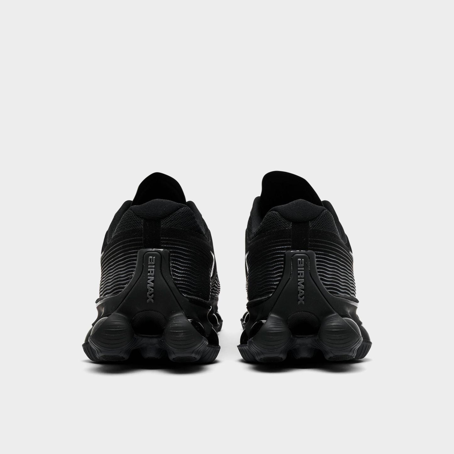 Big Kids' Nithtke Air Liquid Max Casual Shoes - Black/Anthracite/Black - Back view