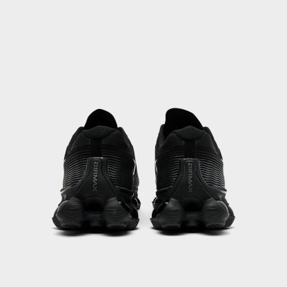 Big Kids' Nithtke Air Liquid Max Casual Shoes - Black/Anthracite/Black - Back view
