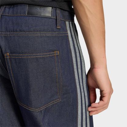 Men's adidas Originals Firebird Adicolor Mid-Rise Straight Denim Jeans - Indigo Denim