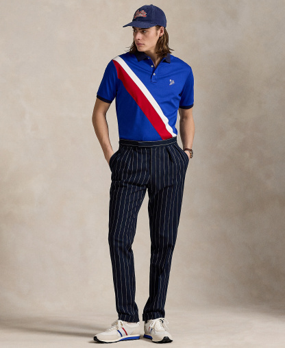 Polo Ralph Lauren Men's Classic-Fit Soft Cotton Polo Shirt - Sapphire Star Multi