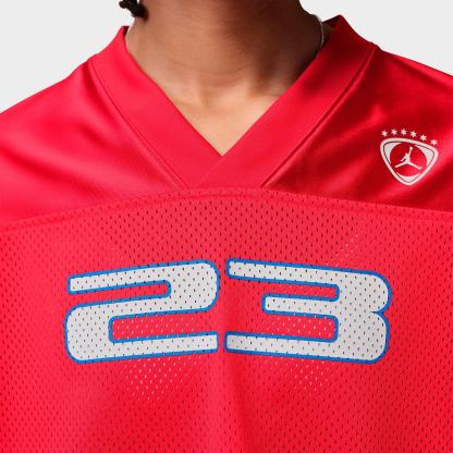 Women's Jordan Brooklyn Short-Sleeve Jersey Top - University Red