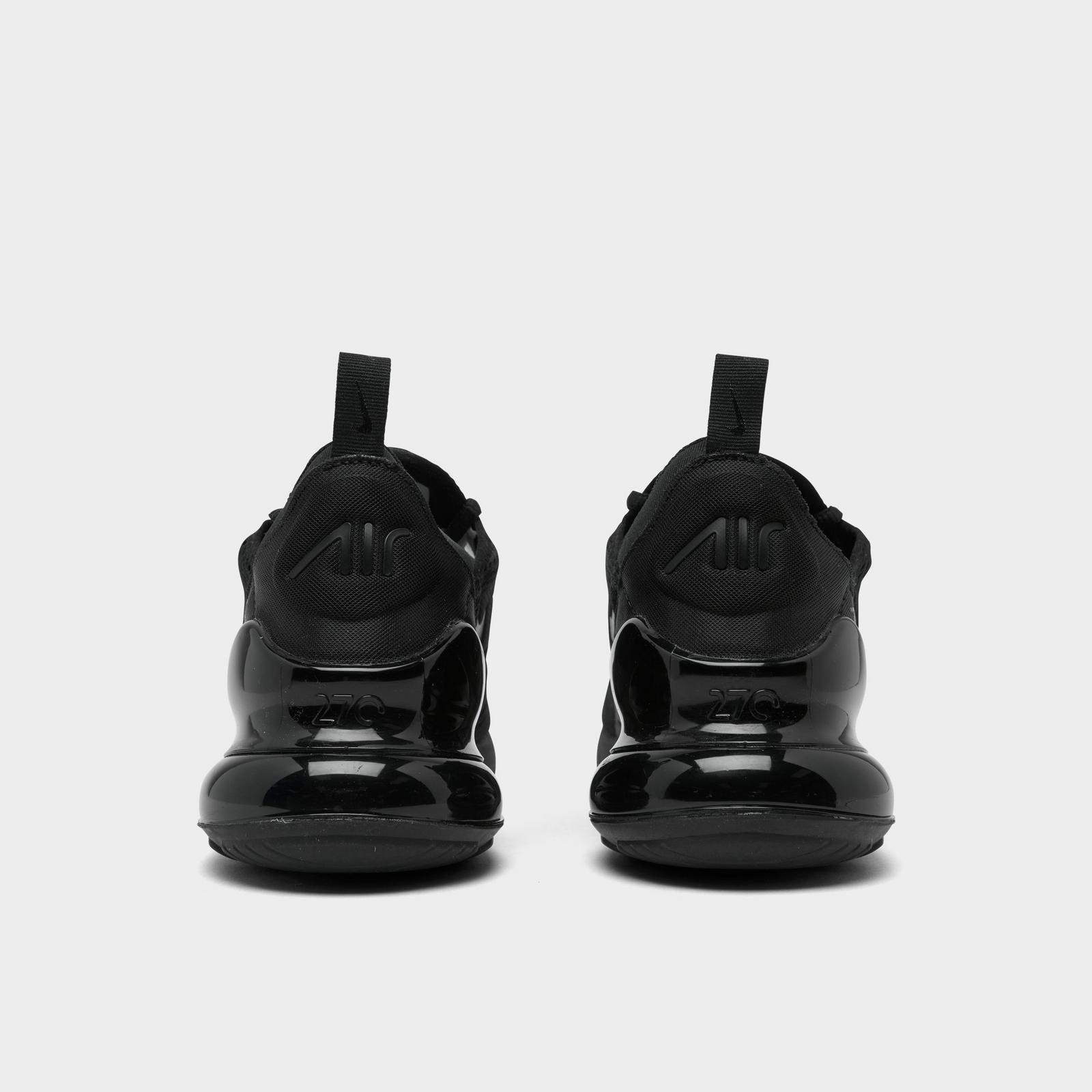 Big Kids' Nike Air Max 270 Casual Shoes - Black/Black/Black