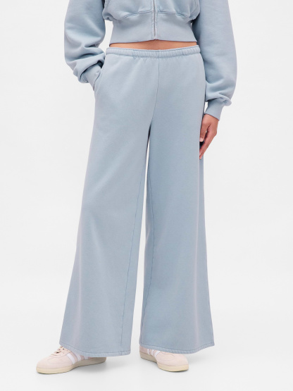 VintageSoft Baggy Sweatpants - New england sky blue