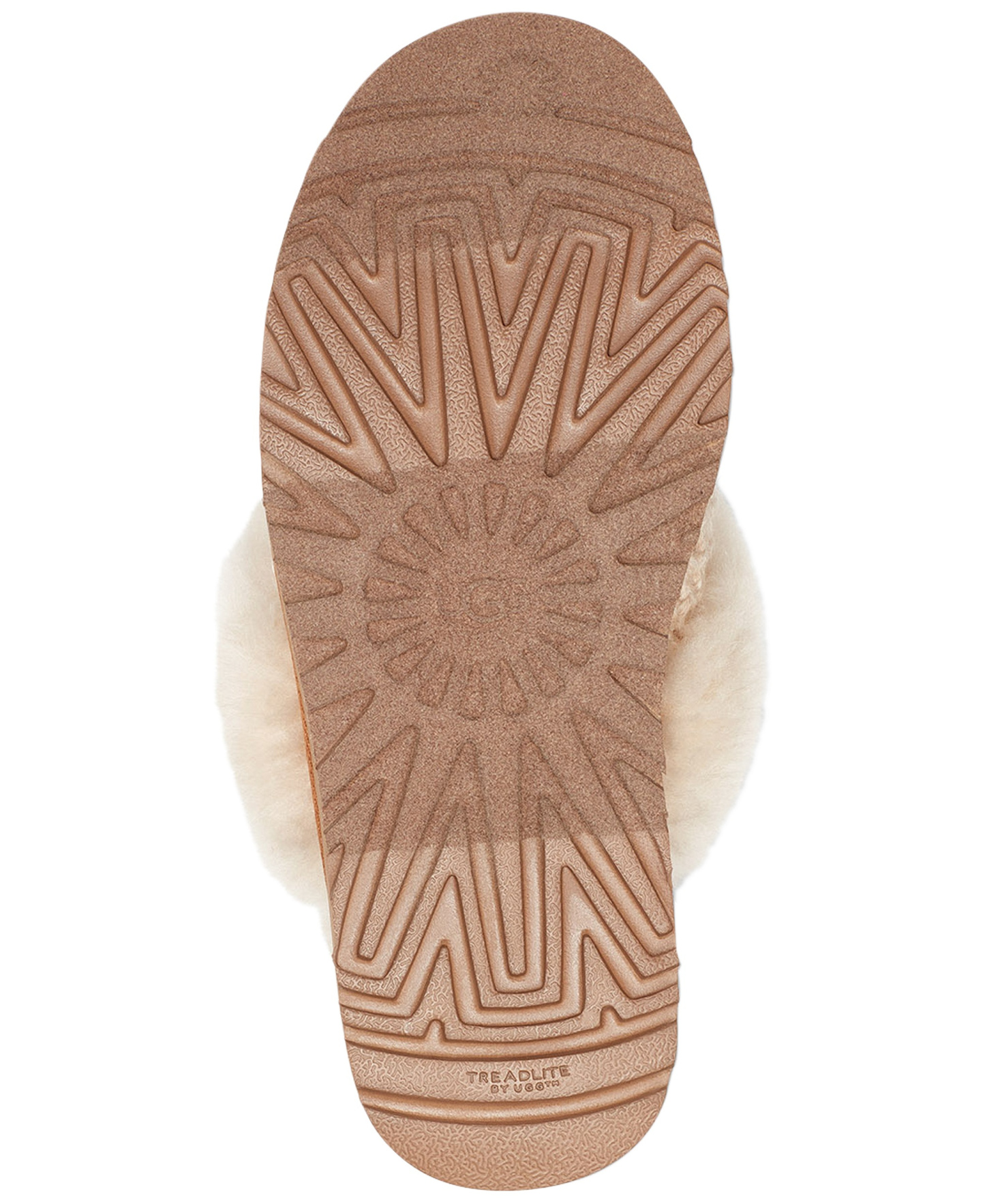 UGG® Women's Cozy Faux-Shearling Round Toe Slippers - Cream