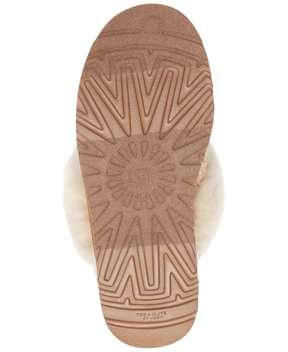 UGG® Women's Cozy Faux-Shearling Round Toe Slippers - Cream