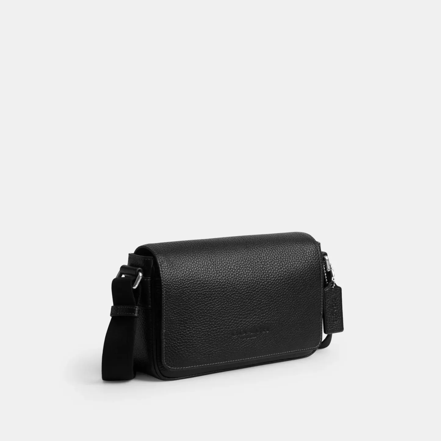 Jack Small Flap Crossbody Bag - Silver/Black - view 4