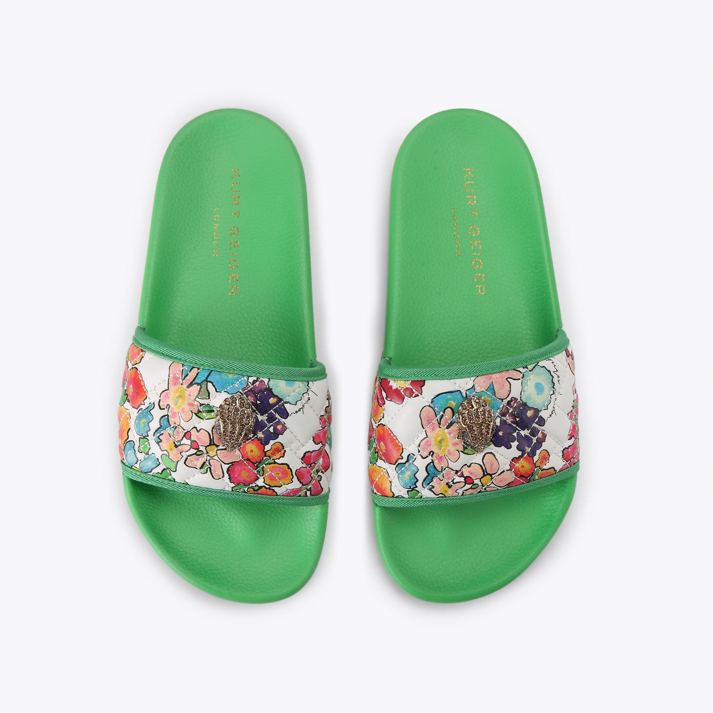 Kurt Geiger London Meena Eagle Slide - White - view 3