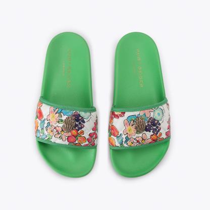 Kurt Geiger London Meena Eagle Slide - White - view 3