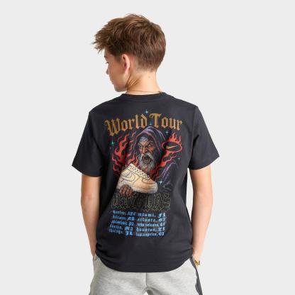 Big Kids' Nike Sportswear World Tour AF1 T-Shirt - Black
