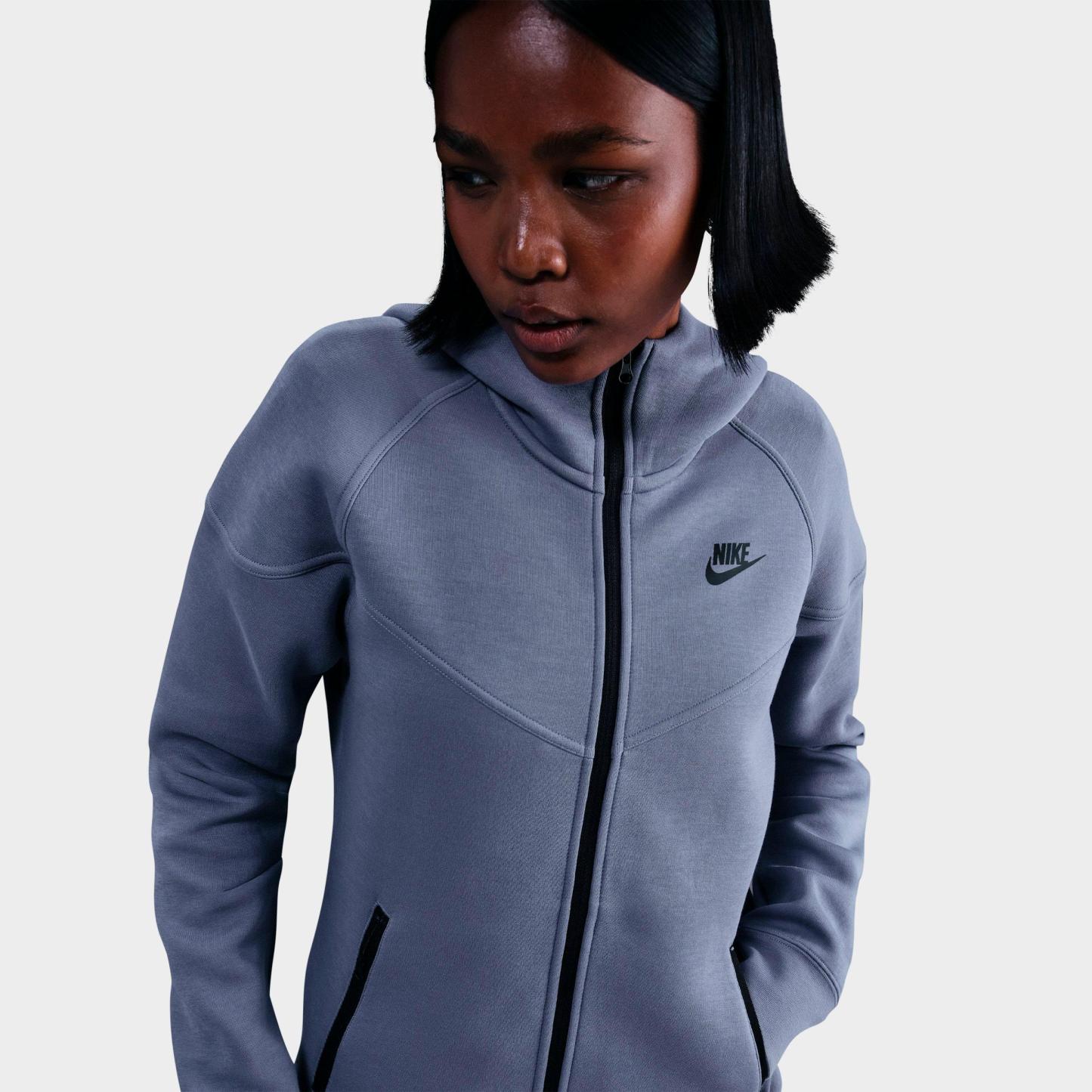 Women's Nithtke Sportswear Tech Fleece Windrunner Full-Zip Hoodie - World Indigo/Black