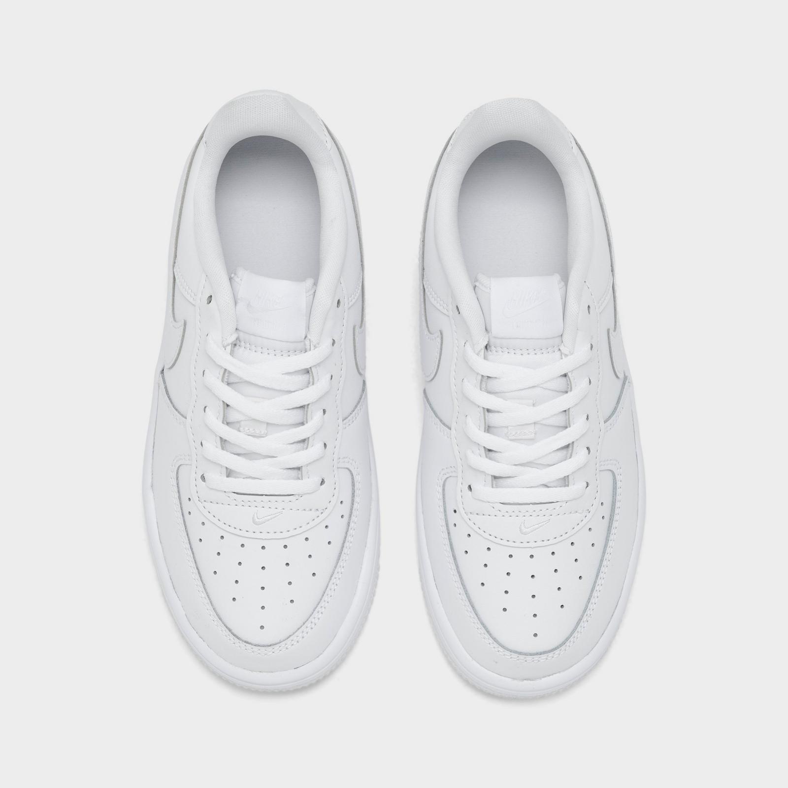Little Kids' Nike Force 1 Casual Shoes - White/White/White