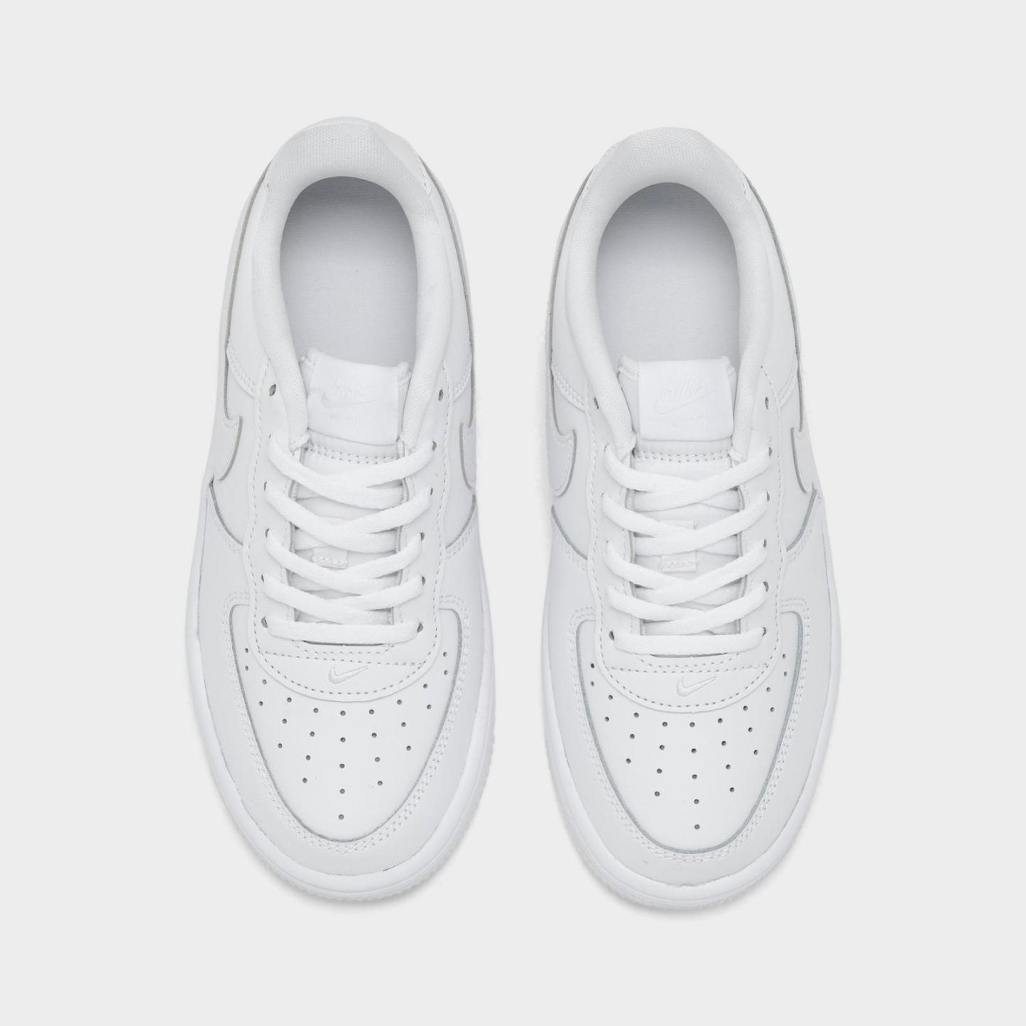 Little Kids' Nike Force 1 Casual Shoes - White/White/White