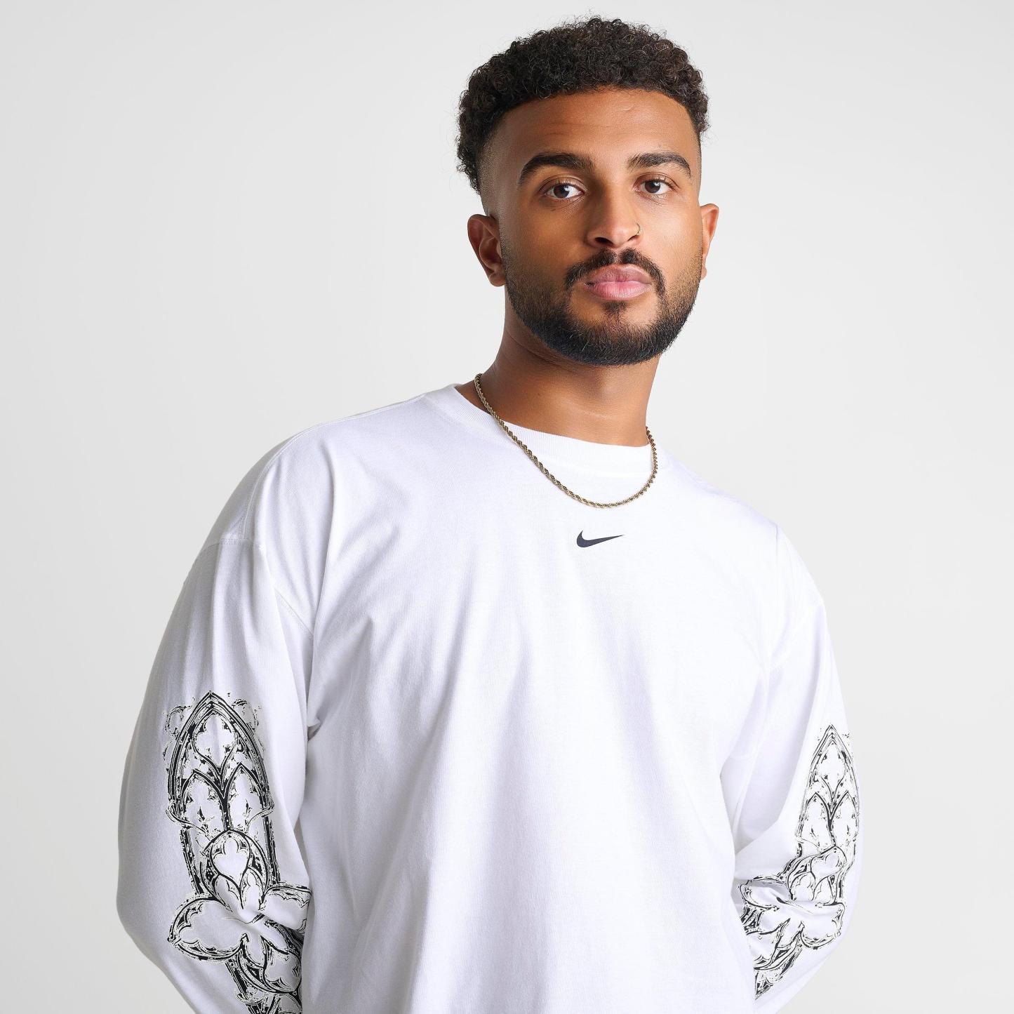 Men's Nithtke Sportswear Max 90 Neo Long-Sleeve T-Shirt - White