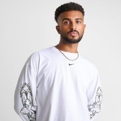 Men's Nithtke Sportswear Max 90 Neo Long-Sleeve T-Shirt - White