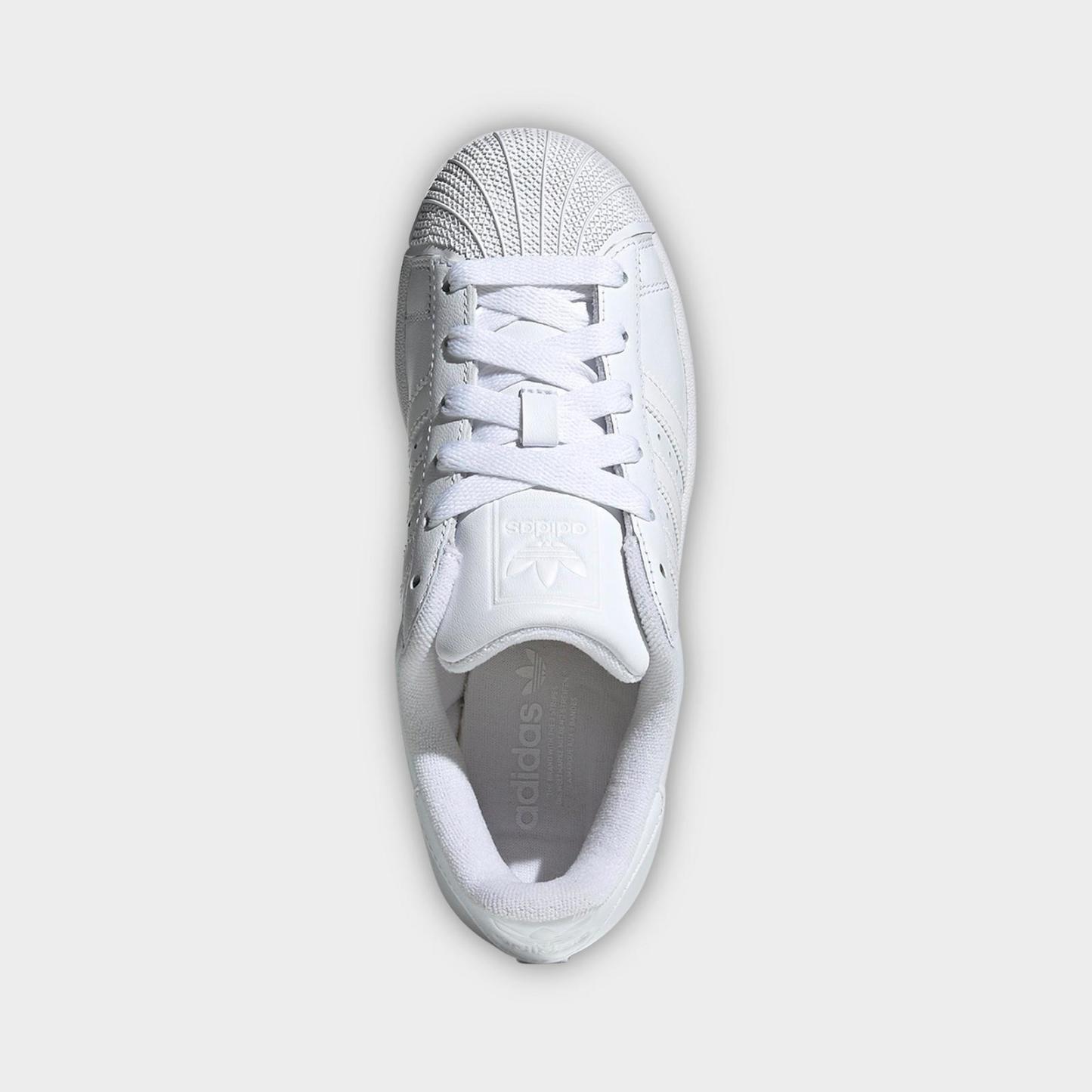 Big Kids' adidas Originals Superstar II Casual Shoes - White/White/White - view 5