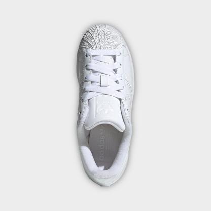 Big Kids' adidas Originals Superstar II Casual Shoes - White/White/White - view 5