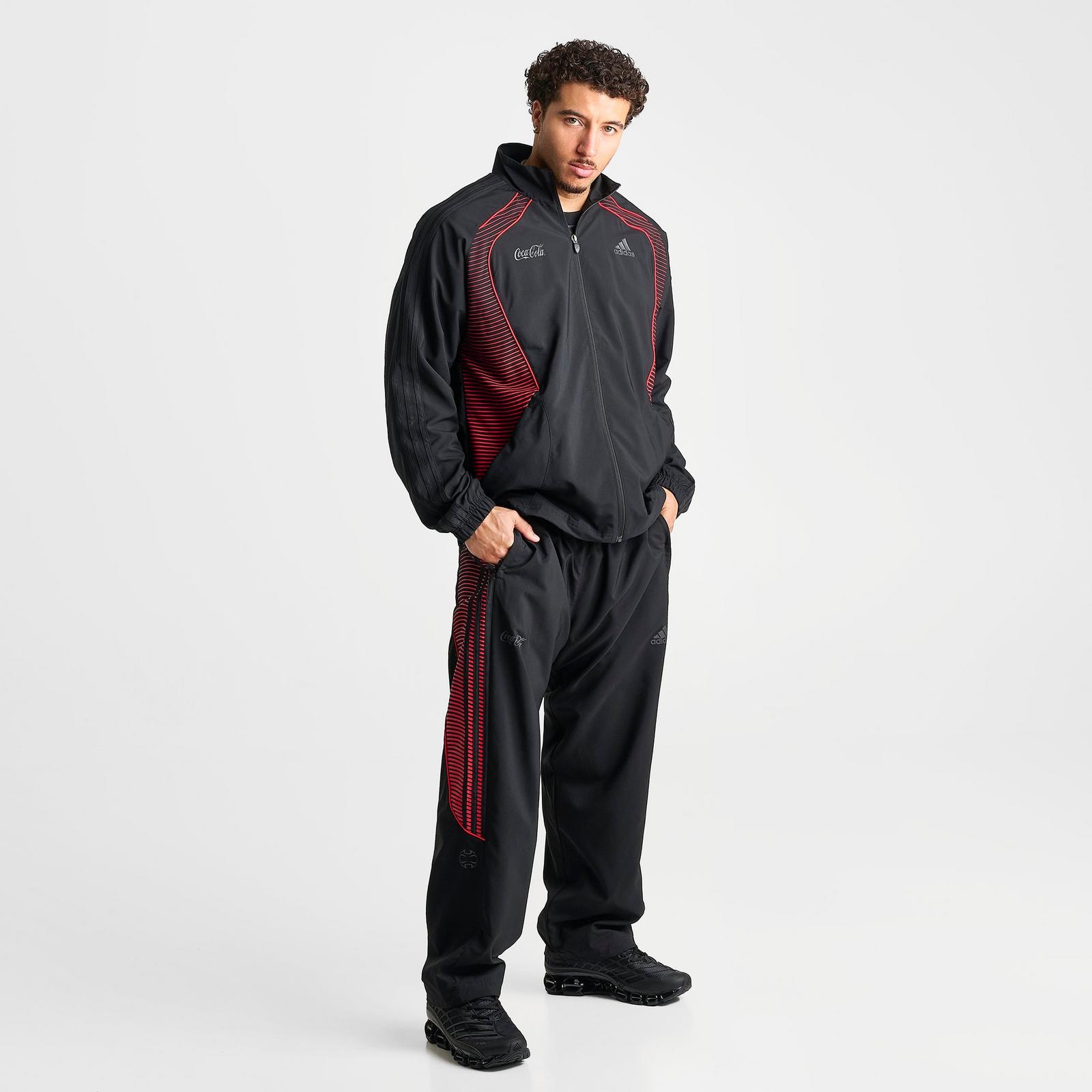 Men's adidas x Coca-Cola Teamgeist Track Pants - Black - view 2