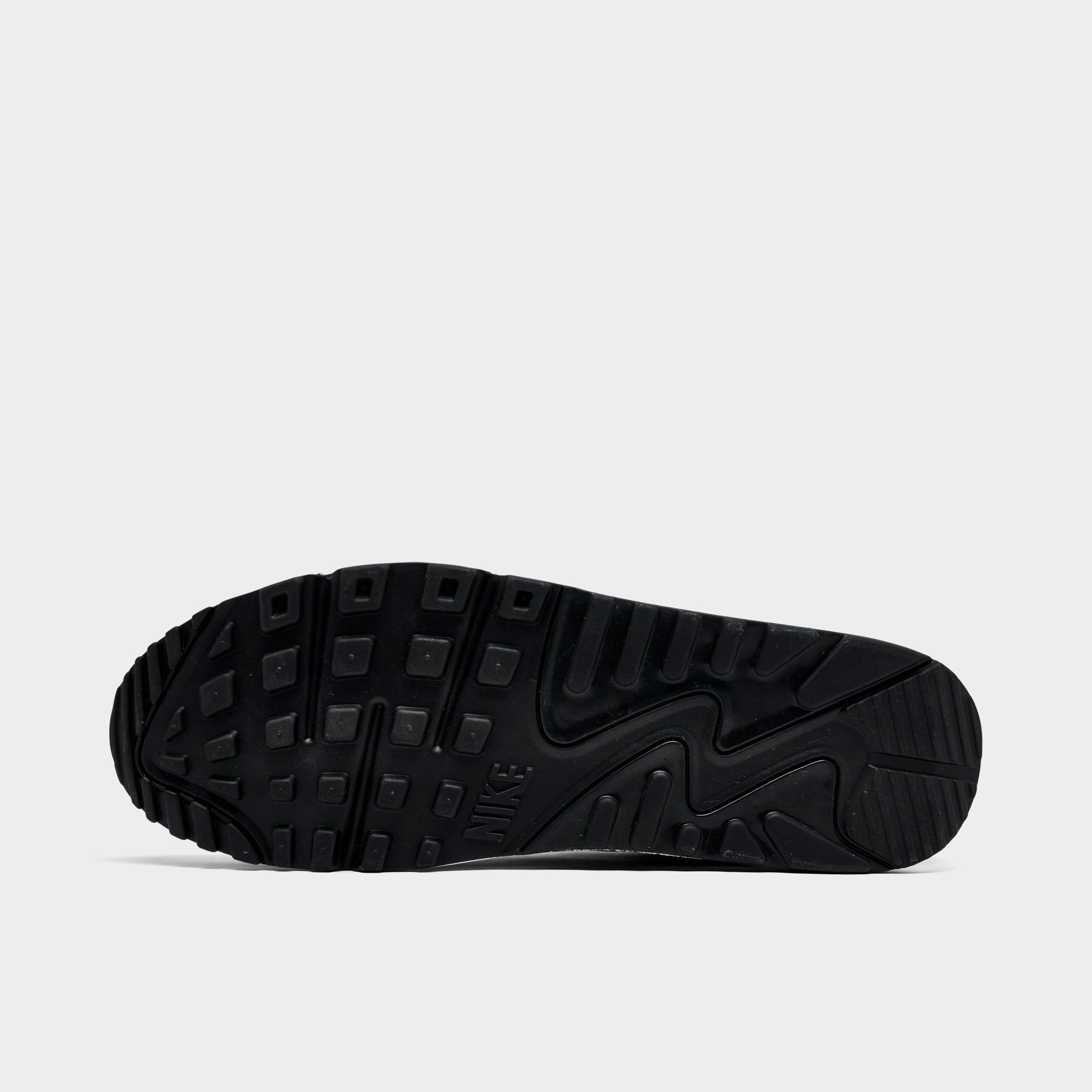 Men's Nithtke Air Max 90 Casual Shoes - Part 4 - Iron Grey/Dark Smoke Grey/Black/White - Bottom view