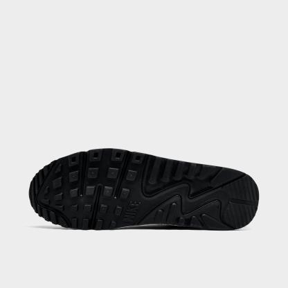 Men's Nithtke Air Max 90 Casual Shoes - Part 4 - Iron Grey/Dark Smoke Grey/Black/White - Bottom view