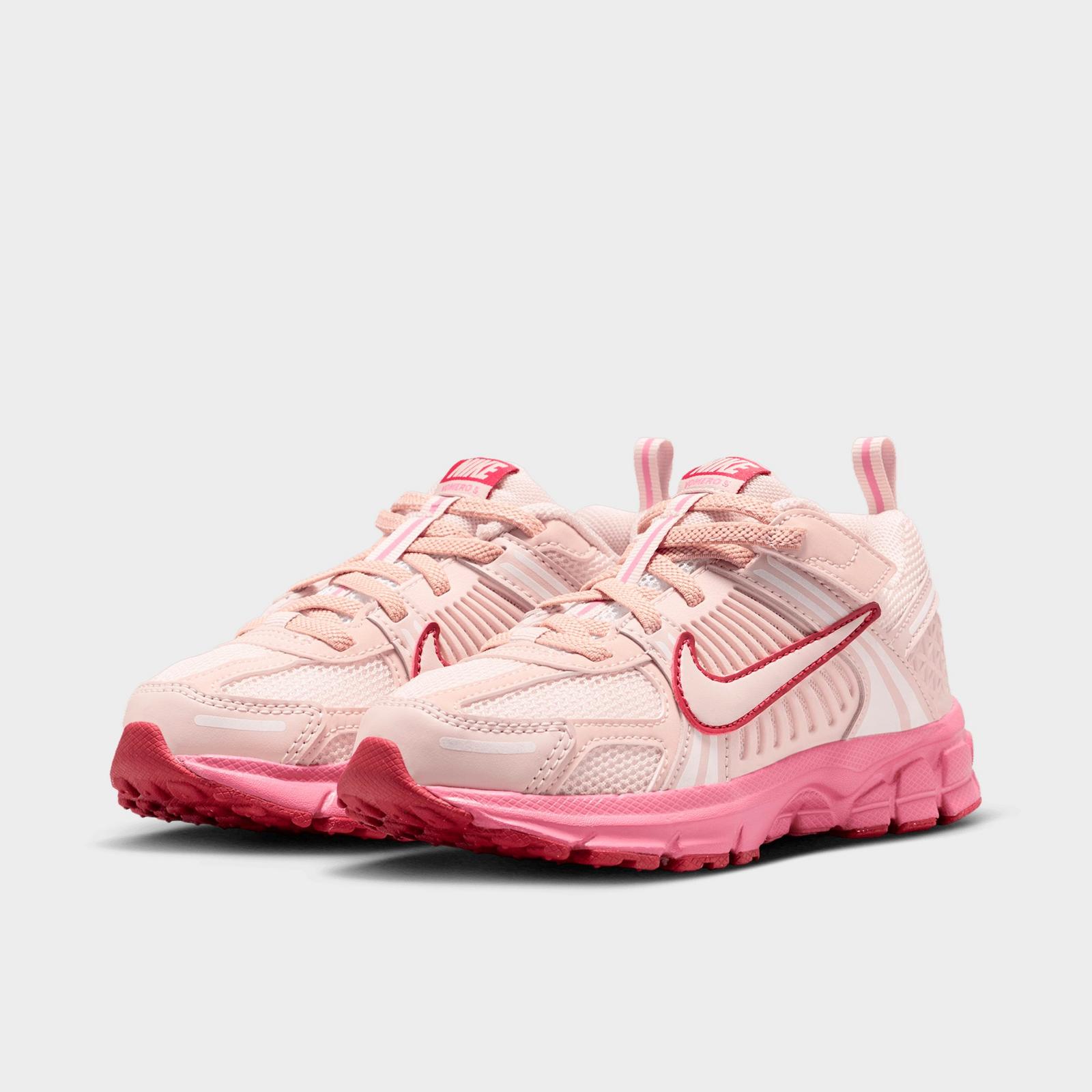 Little Kids' Nike Vomero 5 Stretch Lace Casual Shoes - Silt Red/Peony/Team Crimson/Silt Red