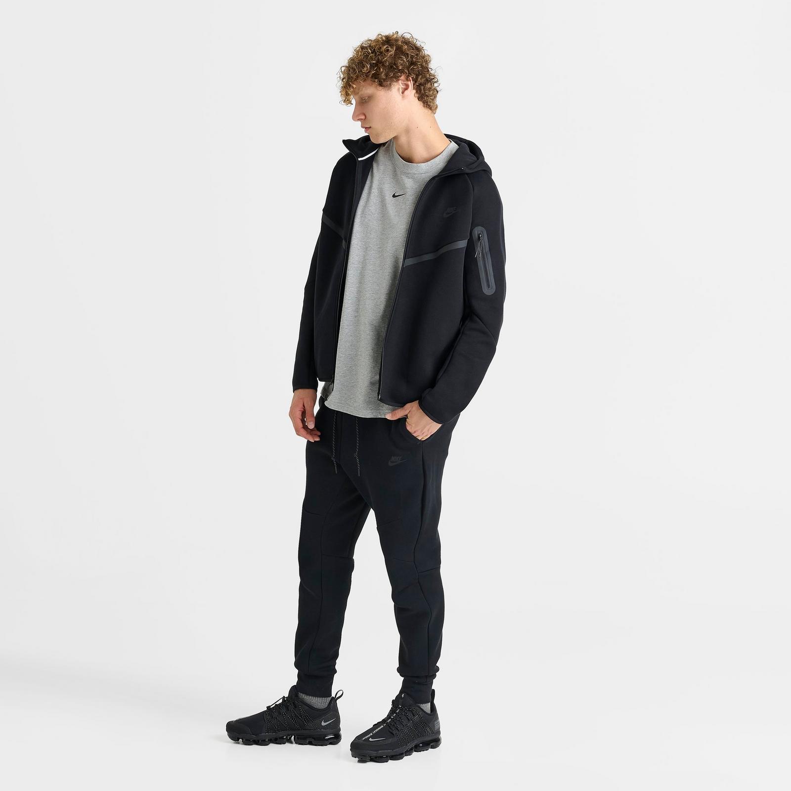 Men's Nike Tech Fleece Jogger Pants - Black/Black