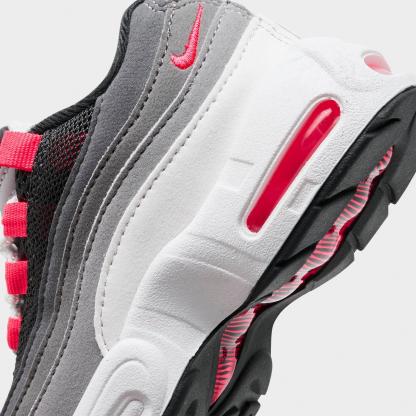 Kids' Toddler Nithtke Air Max 95 Big Bubble Casual Shoes - Anthracite/Solar Red/Light Graphite - Detail shot