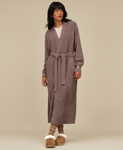 UGG Women's Lenny II Knit Robe - Brown