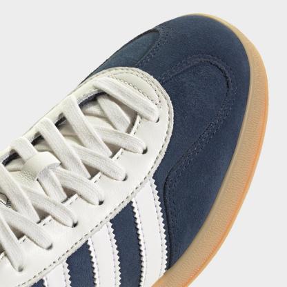 Men's adidas Originals Gazelle Indoor Casual Shoes - Night Indigo/White/Gum - view 3