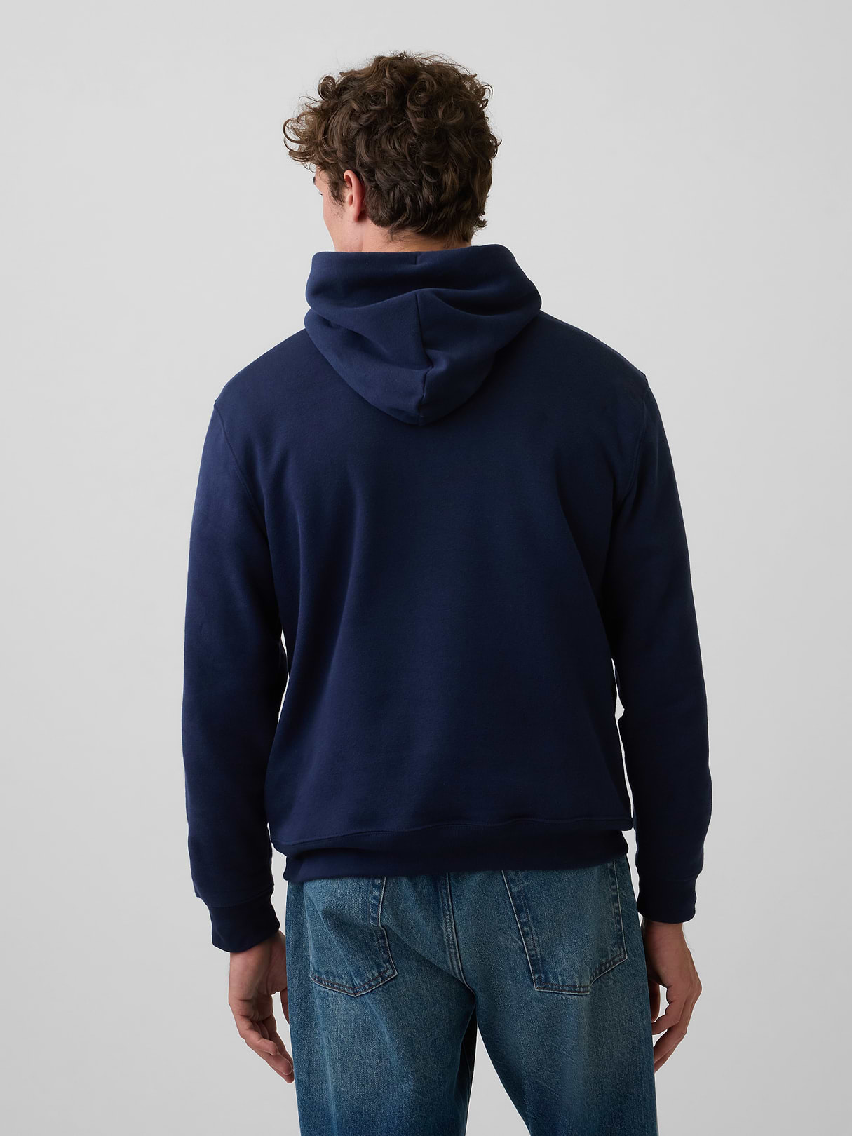 Adult VintageSoft Arch Logo Hoodie - Tapestry navy blue