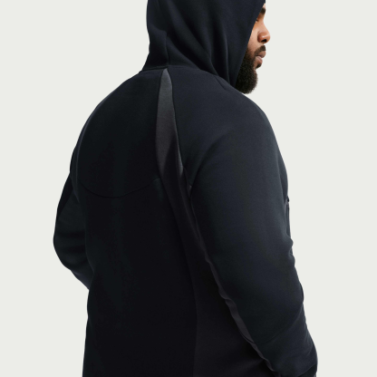 Nike Tech Men's Colour-Block Full-Zip Fleece Windrunner Jacket - Black/Anthracite/Black