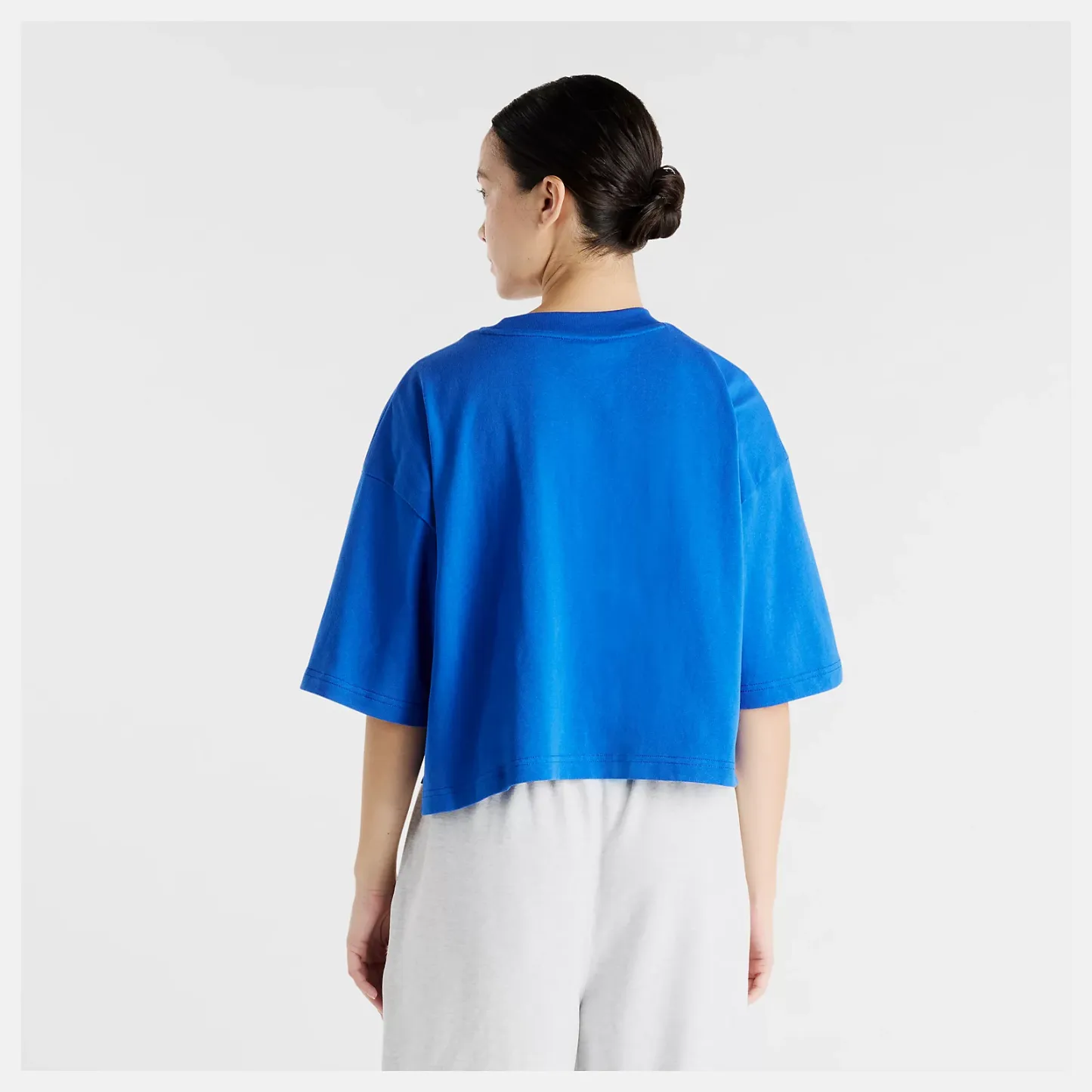 New Balance New York City Cropped Logo T-Shirt, WT61L57ITRY