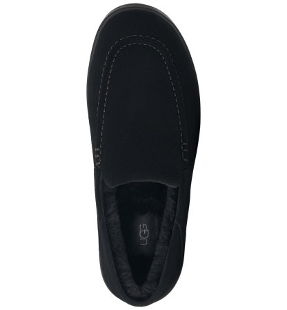 UGG® Men's Shep Suede Round-Toe Loafers - Black