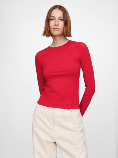 CloseKnit Jersey T-Shirt - Tomato sauce red
