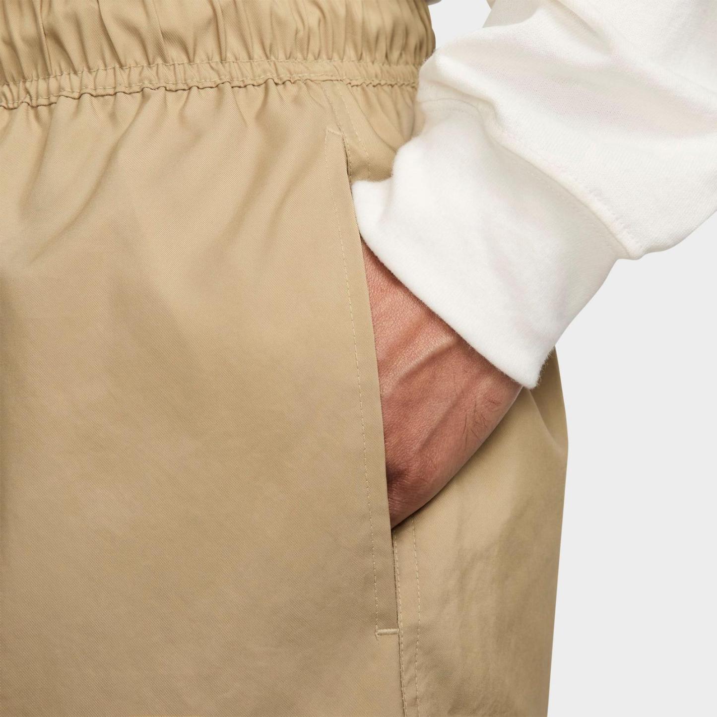 Men's Nike Club Woven 6" Flow Shorts - Parachute Beige/White