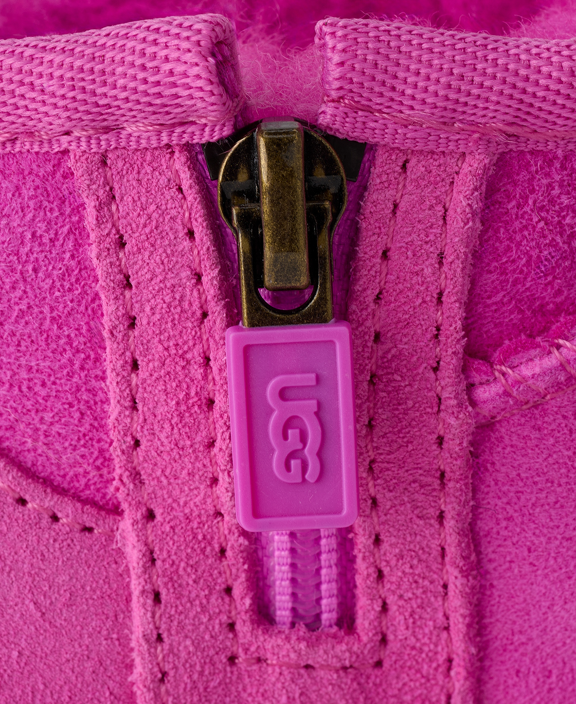 UGG® Toddler Classic Ultra Mini Round Toe Booties - Bright Fuchsia