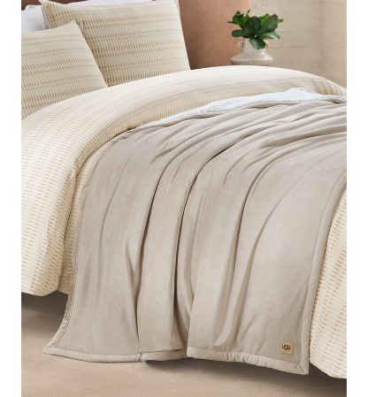 UGG® Dasha Throw, 50" x 70" - Oyster