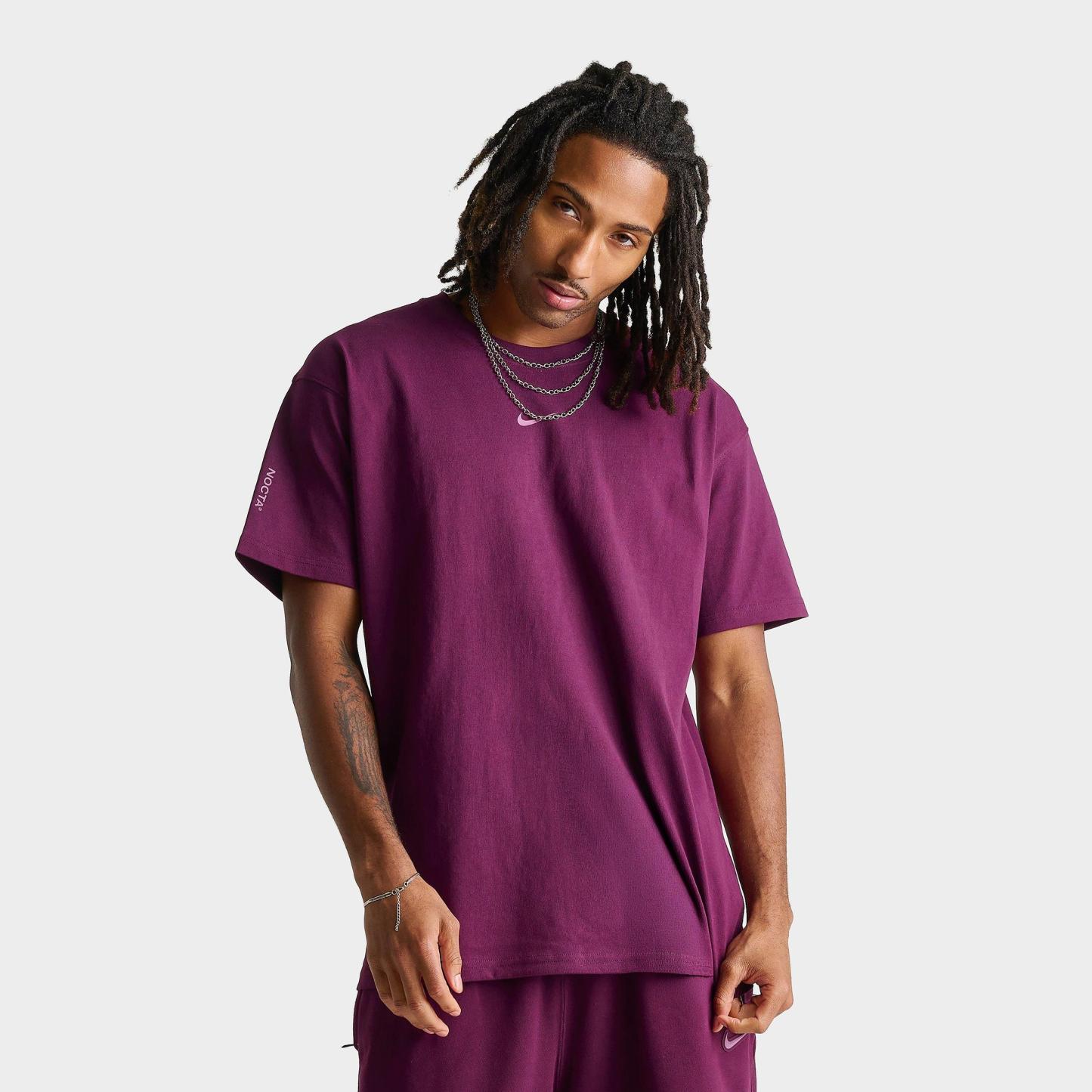 Men's Nithtke NOCTA NRG 2 T-Shirt - Bordeaux/Light Bordeaux