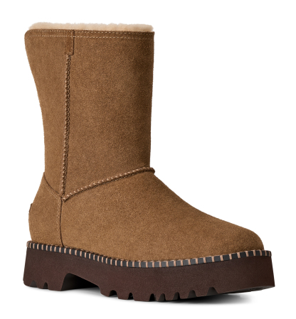 UGG® Women's Uptowner Round Toe Short Booties - Light Bronze