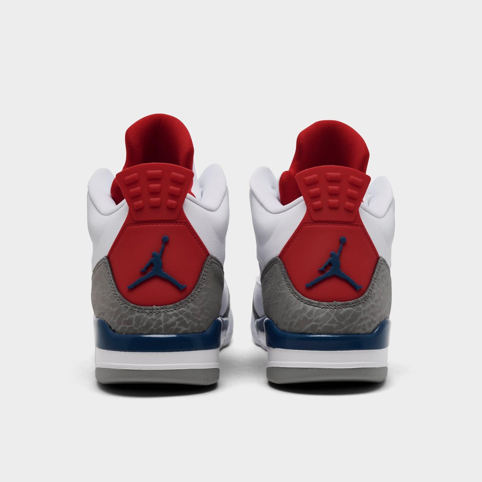 Men's Air Jordan Son of Mars Low Casual Shoes - White/Varsity Red/Light Smoke Grey/True Blue - view 4