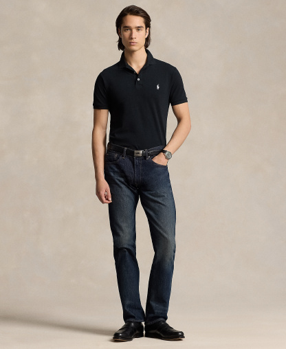 Polo Ralph Lauren Men's Classic-Fit Stretch Mesh Polo Shirt - Polo Black