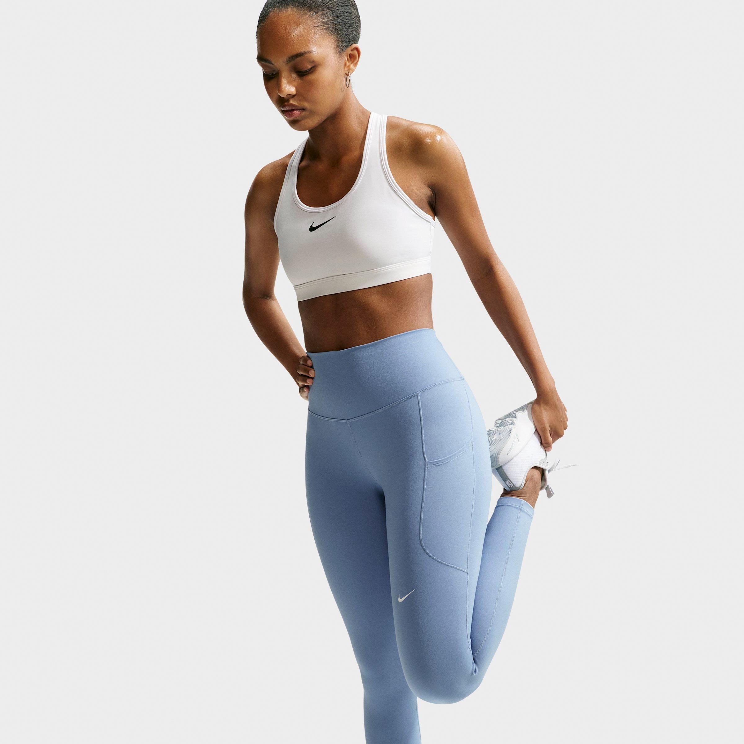 Women's Nithtke One Dri-FIT High-Rise 7/8 Training Tights - Work Blue/White