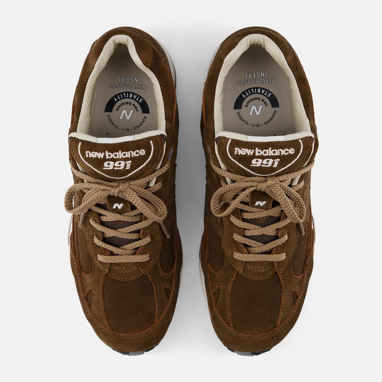 New Balance Made in UK 991V1 Luxe Suede, M991BR1