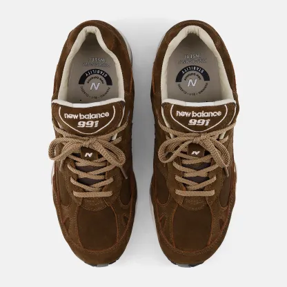 New Balance Made in UK 991V1 Luxe Suede, M991BR1