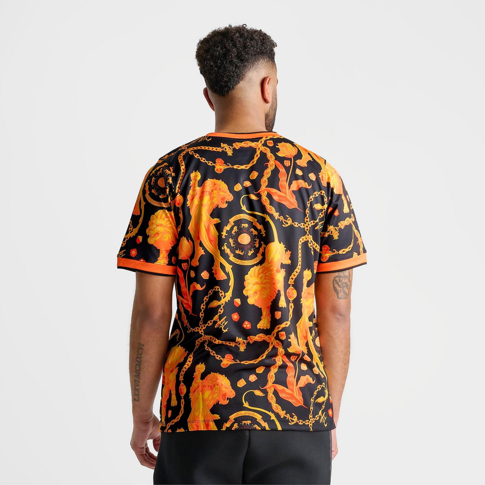 Men's Nike Netherlands x Patta Academy Pro Soccer Top - Hyper Crimson/Black